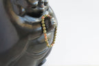 Spirit Feather Unakite Beaded Bracelet