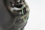 Spirit Feather Moss Agate Beaded Bracelet