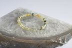 Spirit Feather Prehnite Beaded Bracelet