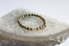 Spirit Feather Rhyolite Beaded Bracelet