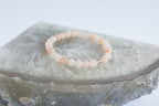Spirit Feather Pink Aventurine Beaded Bracelet