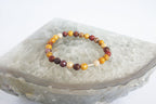 Spirit Feather Mookaite Jasper Beaded Bracelet