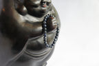Spirit Feather Dumortierite Beaded Bracelet