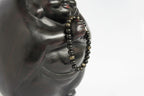 Spirit Feather Men's Gold Sheen Obsidian Beaded Bracelet