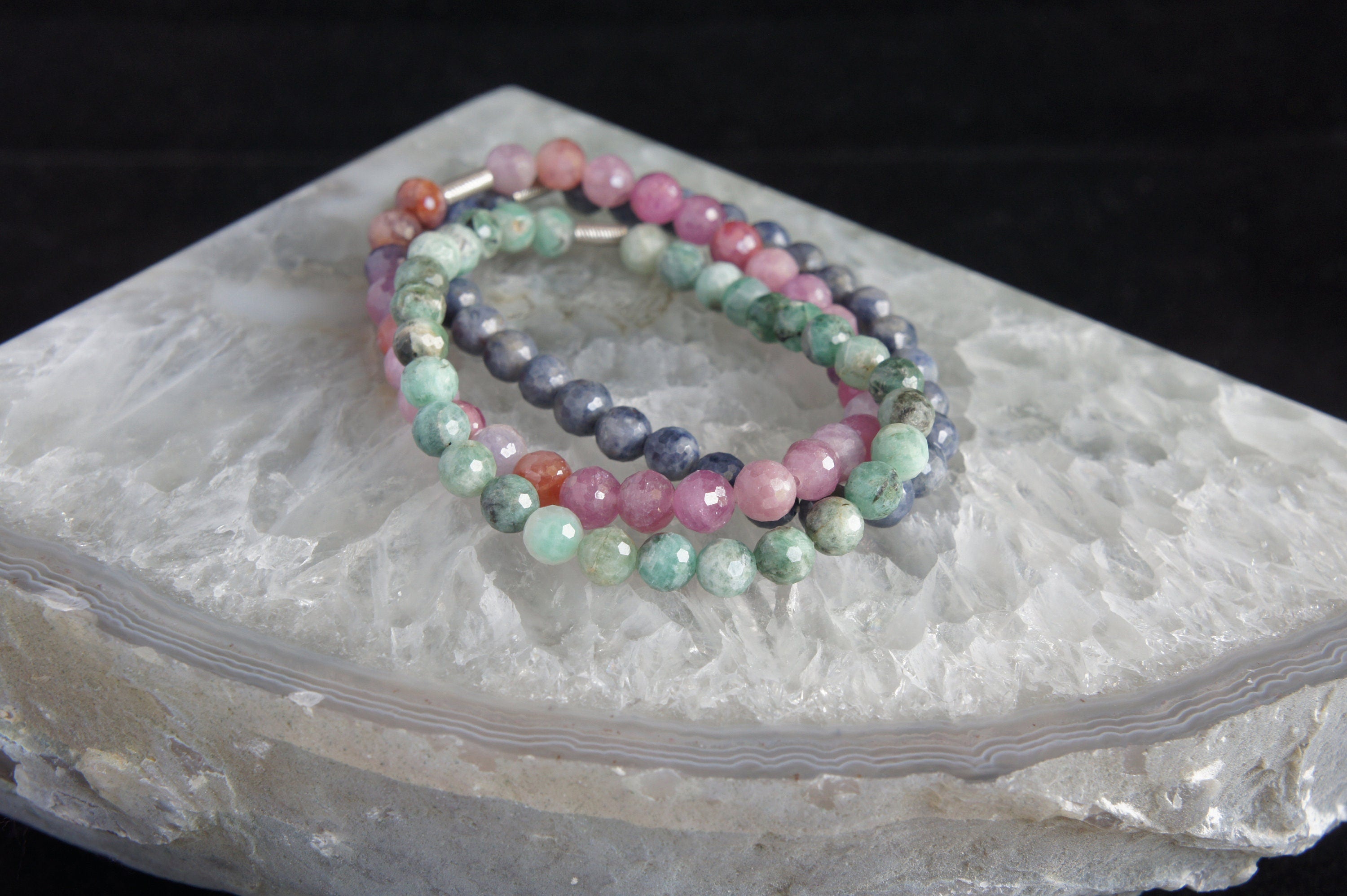 Spirit Feather Royalty Trio Bracelet Set