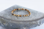Spirit Feather Picture Jasper Beaded Bracelet