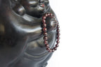 Spirit Feather Men's Garnet Beaded Bracelet