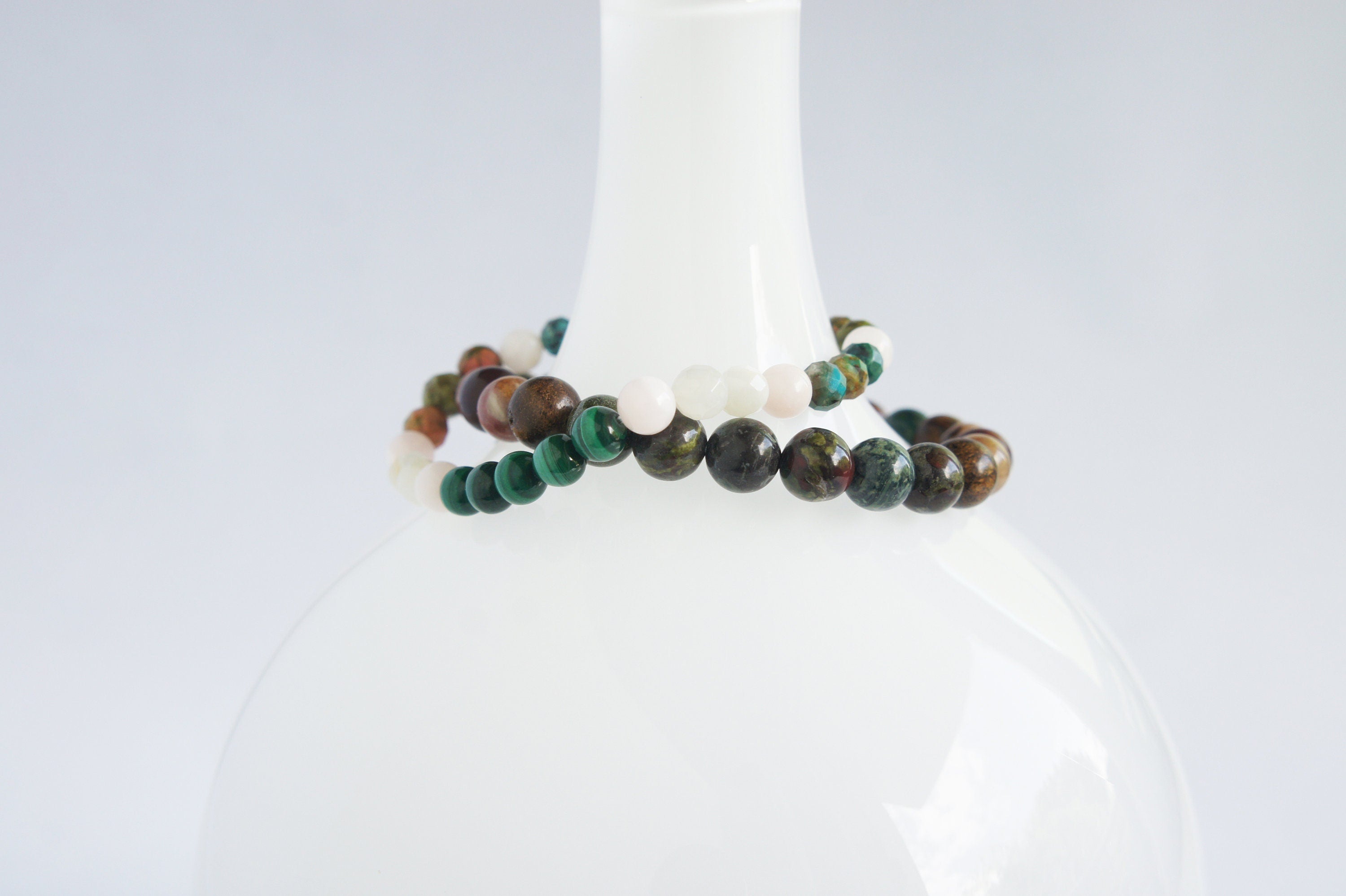 Spirit Feather Divine Feminine & Masculine Bracelet Set