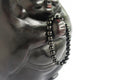 Spirit Feather Men's Black Tourmaline Beaded Bracelet