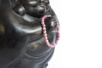 Spirit Feather Pink Tourmaline Beaded Bracelet