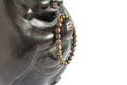 Spirit Feather Men's Bronzite Beaded Bracelet