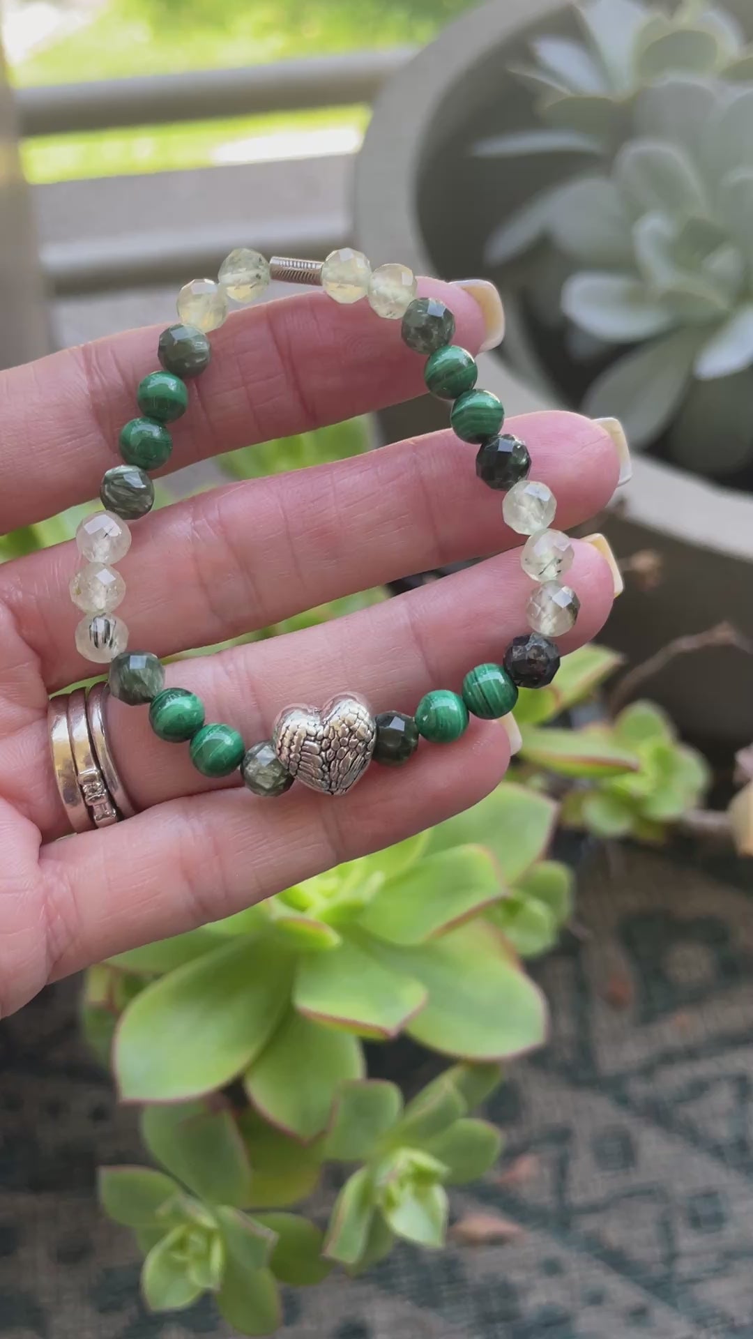 Archangel Raphael Beaded Bracelet