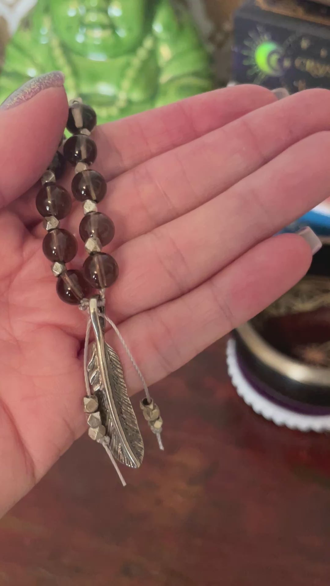 Smoky Quartz Mini Mala