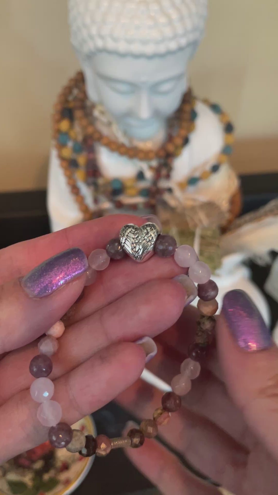 Archangel Chamuel Beaded Bracelet